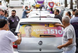 Adesivaço de Rafael Brito toma conta de Arapiraca neste sábado (27)