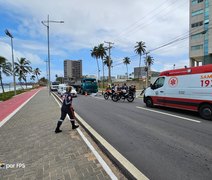 Homem morre após ser atropelado por caminhão na parte baixa de Maceió