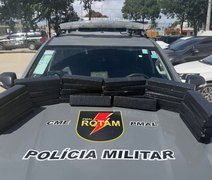 PM prende dois homens e apreende 28 kg de maconha na BR-104