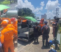 Homem tem mão esmagada após ficar preso em equipamento de construção