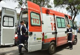 Acidente entre carro e moto deixa casal gravemente ferido em União dos Palmares
