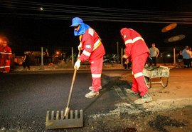 Prefeitura de Maceió executa obras de recapeamento em Jaraguá