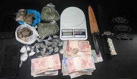 Mulher de 29 anos é presa com drogas no interior de Estrela de Alagoas