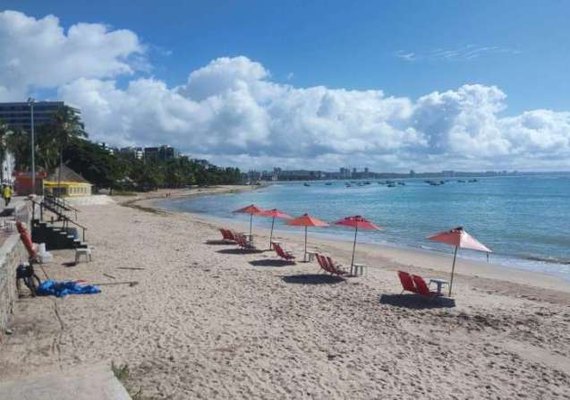 Oito trechos de praias de Alagoas estão impróprios para banho