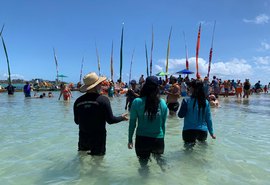 IMA promove ação de educação ambiental nas piscinas naturais de Pajuçara