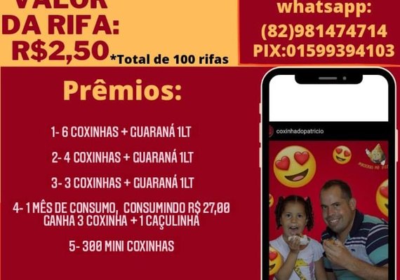 Após sofrer grave acidente de moto, vendedor de coxinhas faz campanha para pagar tratamento médico