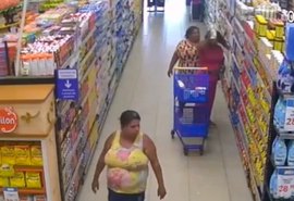 Trio acusado de furto em supermercado é flagrado por câmeras em Arapiraca