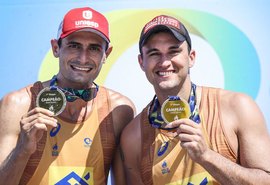 André e George vencem 1ª etapa do Circuito Nacional de Vôlei de Praia