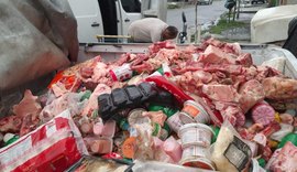 Vigilância apreende mais de 800 kg de alimentos impróprios no Vergel