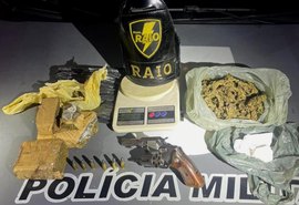 Polícia prende autores de tentativa de homicídio, tráfico de drogas e outros crimes