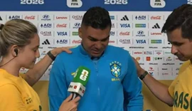 Desolado, Casemiro fica aos prantos após pergunta de Fernanda Gentil