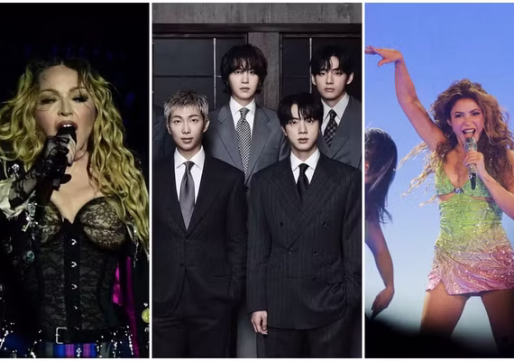 Madonna, BTS e Shakira farão show na final da Copa do Mundo