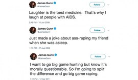 James Gunn é demitido de Guardiões da Galáxia Vol. 3 após tweets sobre pedofilia e estupro