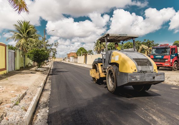 Programa de pavimentação em Maceió terá início hoje (23) e beneficiará mais de seis bairros