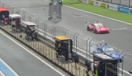 Piloto brasileiro Igor Fraga sofre grave acidente em etapa do SuperGT