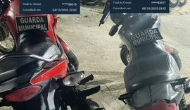 Guarda Municipal recupera motos com registro de roubo e furto em plantão noturno em Delmiro