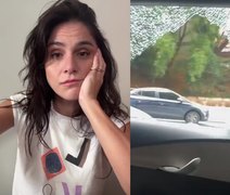 Namorada de Fábio Porchat sofre tentativa de assalto e se fere com estilhaços