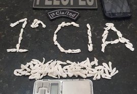 Homem é preso com 104 pedras de crack em São Miguel dos Campos