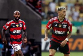 Gerson e Varela brigam em treino do Flamengo; uruguaio tem suspeita de fratura