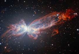Telescópio Gemini Sul revela nova imagem da 'Nebulosa Borboleta'