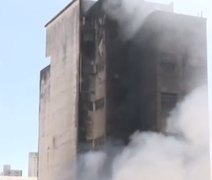 Fumaça atinge Edifício Brêda e serviço no local é suspenso; Centro de Maceió funciona normalmente