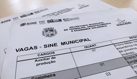 Sine Maceió disponibiliza 60 vagas de emprego a partir desta segunda (25)