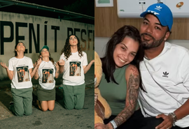 Kamylinha protesta em frente a presídio pela liberdade de Hytalo Santos no Natal