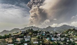 Vulcão da Ilha do Caribe tem a maior explosão de sua história