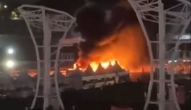 Incêndio atinge tenda do Lollapalooza às vésperas do primeiro dia de festival