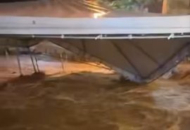 Temporal provoca transtornos e alagamentos em Piranhas-AL