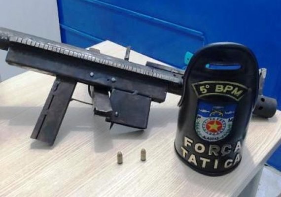 5º BPM apreende arma de fogo no bairro do Canaã