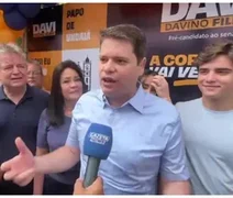 Comitiva de Davi Davino Filho recepciona Flávio Bolsonaro e Alfredo Gaspar em Alagoas
