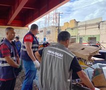 Estruturas irregulares são removidas novamente no Viaduto do Bonfim