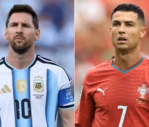 Cristiano Ronaldo presta condolências a Messi após morte do pai do argentino