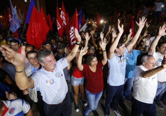 Em caminhada, Collor promete uma Polícia que não discrimina a população
