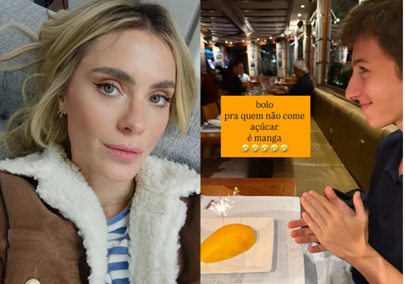Filho de Carolina Dieckmmann completa 18 anos e ganha bolo inusitado: “Não come açúcar”