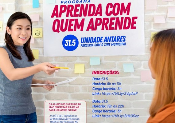 Sine Maceió e FAT promovem ciclo de palestras