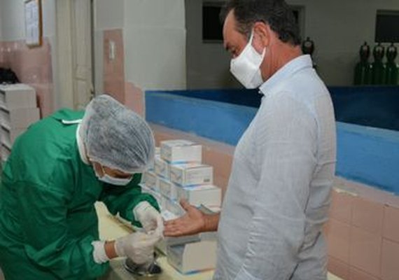 Prefeitura de Anadia adquire nova remessa de testes rápidos para diagnóstico da Covid-19