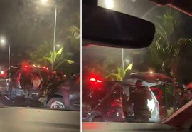 VÍDEO: Polícia prende criminosos que roubaram carro de filhos de PM em Maceió