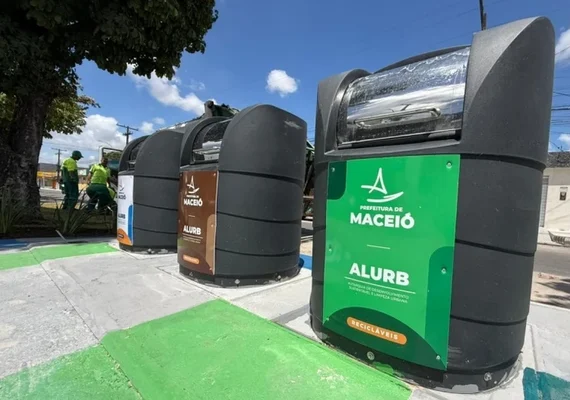 Lixeiras subterrâneas passam a integrar estratégia da Prefeitura para reduzir descarte irregular em Maceió
