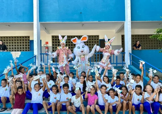 Páscoa Solidária leva chocolates a crianças em Maceió