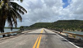 DER restaura cabeceira da ponte sobre o Rio São Miguel em Roteiro