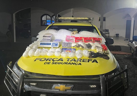 PM fecha junho com 116 armas e mais de 71 quilos de drogas apreendidas em AL