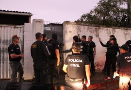 Polícia Civil realiza megaoperação para combater crimes em Alagoas