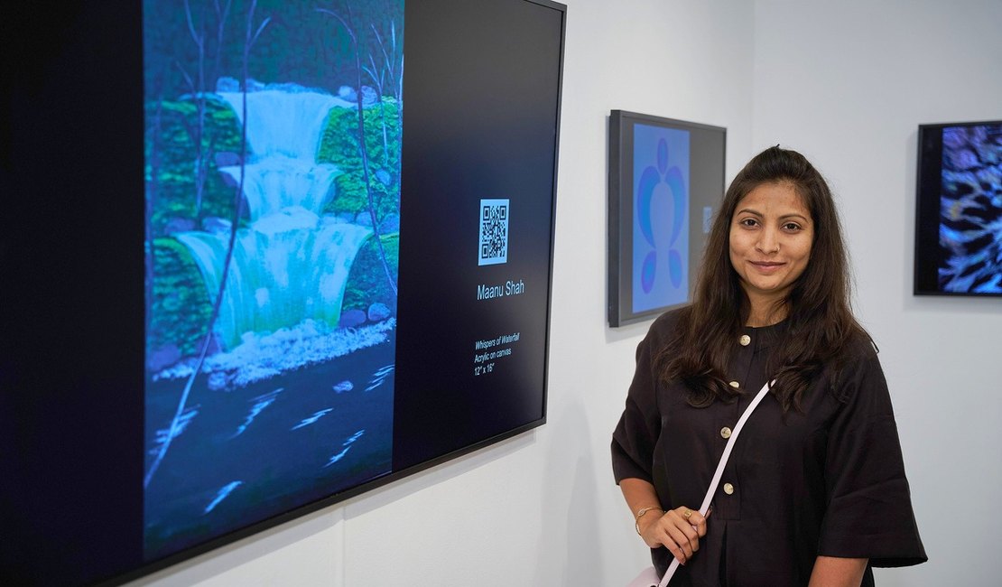 Artista Maanu Shah amplia atuação internacional no circuito de arte contemporânea