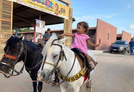 Expoagrinho é atração para crianças no Parque da Pecuária