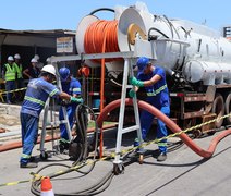 BRK espera tirar 100 toneladas de resíduos de esgotamento na Jatiúca