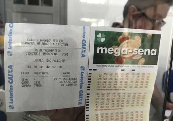Mega-Sena acumula; próximo sorteio deve pagar 6,6 milhões de reais