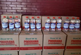 Pindorama distribui álcool 70 aos associados