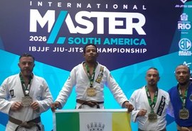 Alexandre Negão é campeão do Internacional Master da América do Sul de Jiu-Jitsu, no Rio